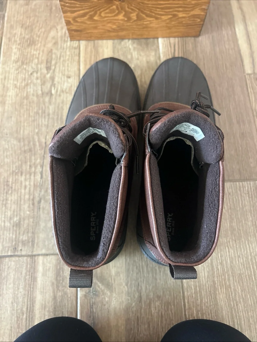 Sperry Cold Bay Chukka Brown Coffee Mens Sz 13 Waterproof Lace Up Boots NWOB